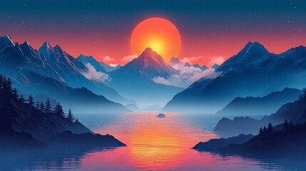 moutains and adverture background,illustration --ar 16:9 --stylize 450 --v 6.1 Job ID: c3bbecbe-4d23-4922-b91c-a1906510f5ca