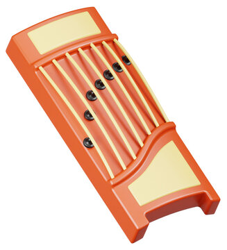 Kecapi 3D Illustration