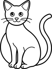 Cat LIne Art