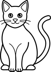 Cat LIne Art