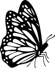 Butterfly Outline Logo