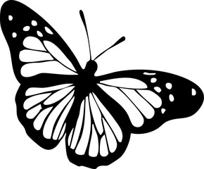 Butterfly Outline Logo