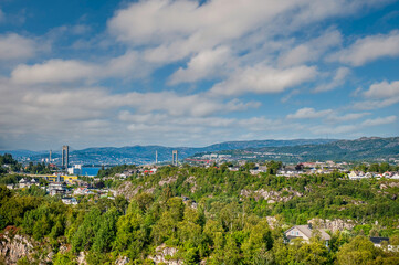 Straume is the administrative centre of Fjell Municipality in Hordaland County, Norway. It is located in the western part of the island of Litlesotra,