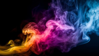 Fototapeta premium Celebrate life�fs moments with colorful smoke. 