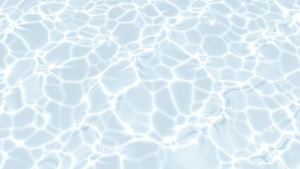 Seamless realistic water ripples or ocean waves summer background transparent overlay.