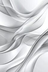Obraz premium Minimalist White Colors Abstract Background, Generative AI