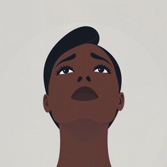 Anxious African American Woman
