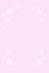 桜の背景　F-1