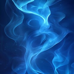 Obraz premium Abstract Blue Digital Background Design, Generative AI