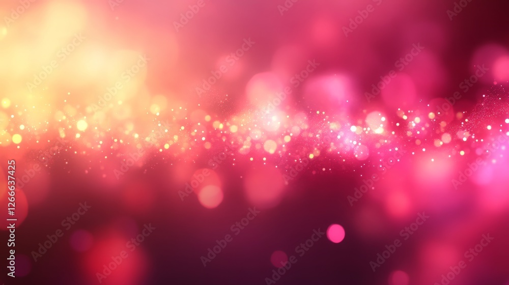 Poster abstract colorful bokeh background with soft light effects