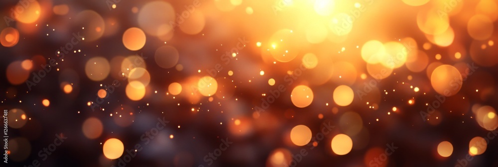 Poster abstract warm bokeh light background for creative projects and design