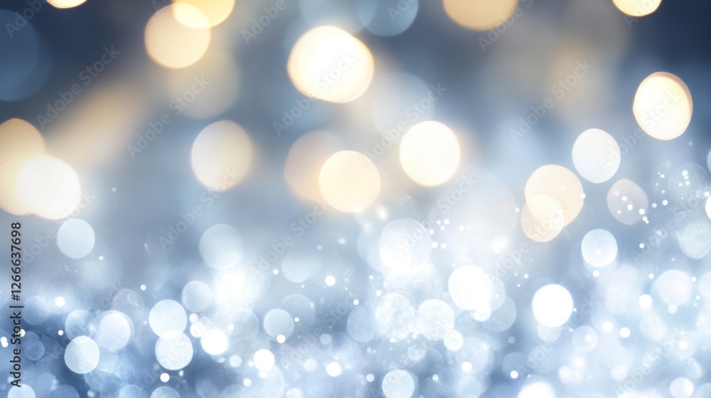 Poster soft blurred lights with sparkles on abstract background