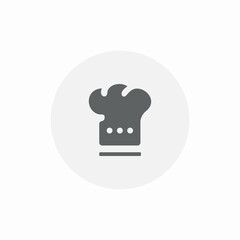 hat chef icon sign vector