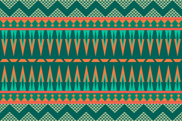 Fabric pattern native american design geometric pattern navajo , boho , american indian style pattern seamless vector for fabric patterns, curtains or home decorations.