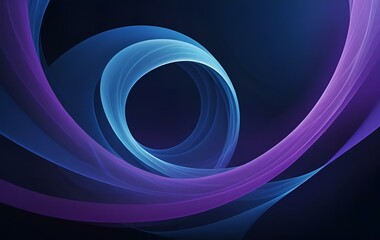 Fototapeta premium Purple Blue Curve Abstract Background Image, Space, Light Texture Banner
