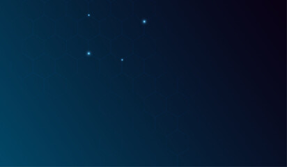 A technology abstract elegant blue light background with lines on dark background, Vector illustration