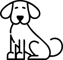 Dog Outline Icon