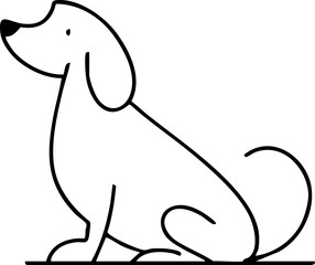 Dog Outline Icon