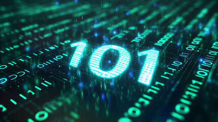 Binary Code 101: Digital Technology Background - Abstract Technology