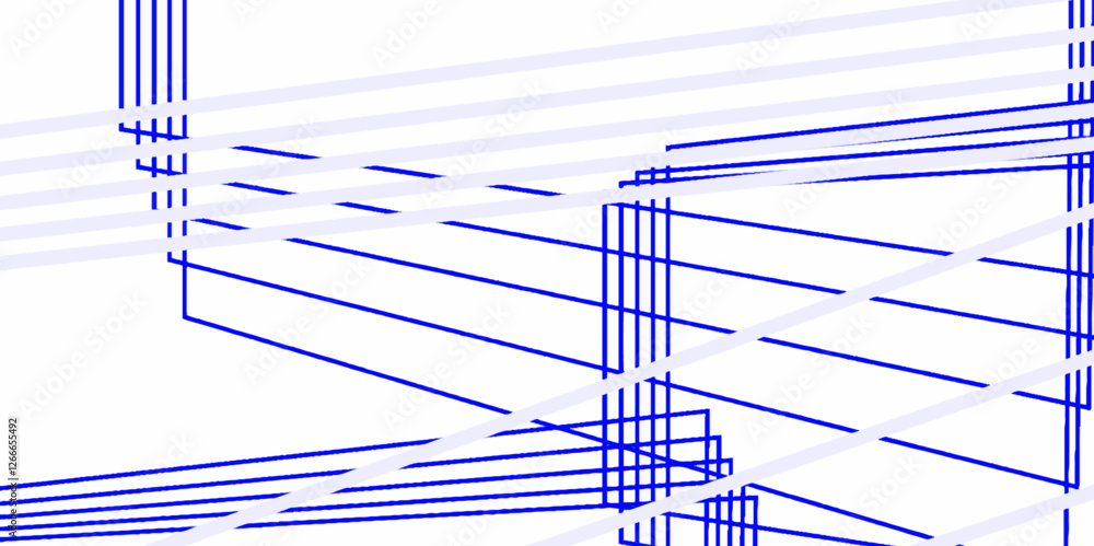 Poster hand drawn lines. abstract pattern wave simple seamless, background. colorful transparent material i