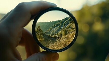 Nature's Viewfinder: A Focused Perspective