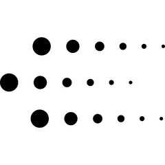 Abstract Dot Shape
