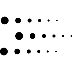 Abstract Dot Shape