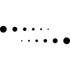 Abstract Dot Shape