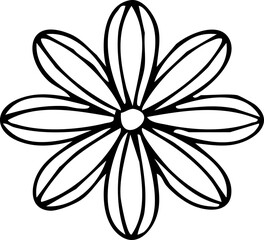Flower Outline Icon