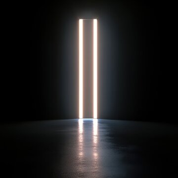 glow background, white