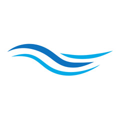 water waves vector illustration