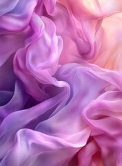 Obraz premium Elegant Soft Fabric Swirls