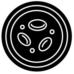 Fototapeta premium erythrocytes hypertonic icon