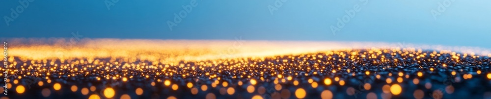 Aufkleber Dynamic Tech Aesthetic Particle Trails in Ethereal Digital Space - Data Visualization Content for Innovative Business Solutions and High-Tech Marketing