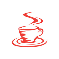 Tea cup vector illustration image in white background.