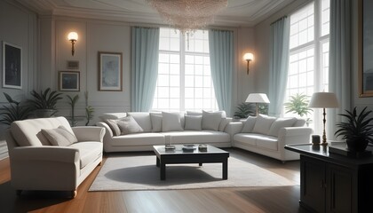 Fototapeta premium modern living room