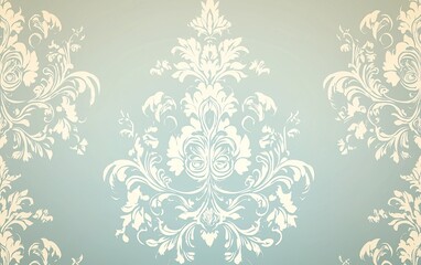 Elegant Damask pattern background.