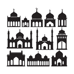 taj mahal silhouette