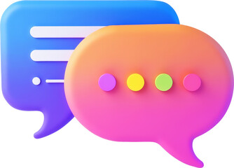 Fototapeta premium 연설, 소통, 대화하다, 채팅, 메세지, 말하다, 말풍선, 대화, 토론