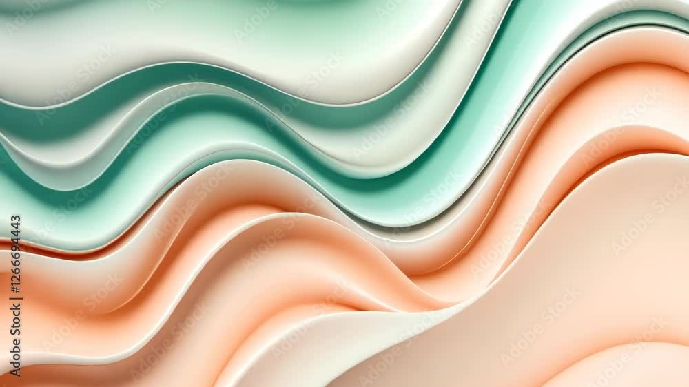 Poster elegant curves and soothing colors create a mesmerizing visual experience in modern abstract art. ge