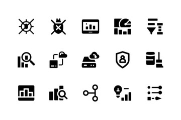 Creative AI icons for tech branding