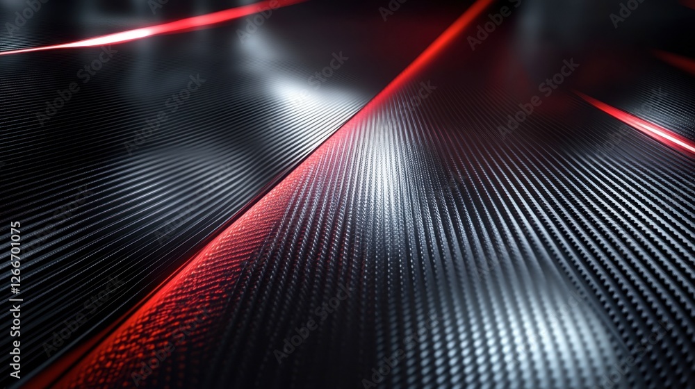 Poster abstract black and red textured background with shiny lines