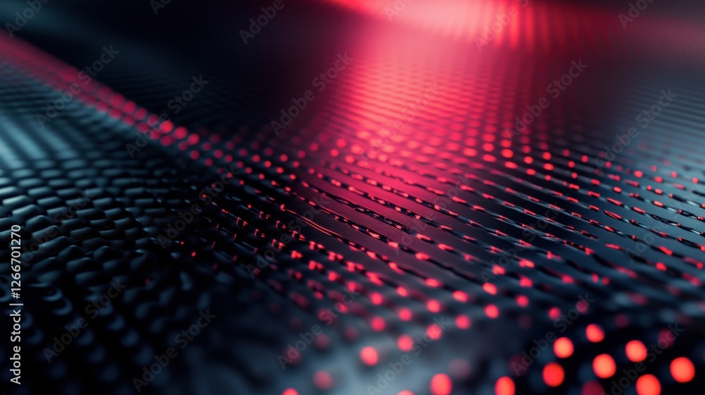 Poster abstract red and black textured background with patterned dots