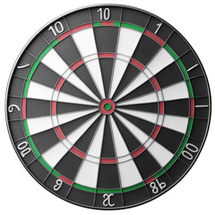 Isolated Dartboard, Targeting Accuracy in Sports