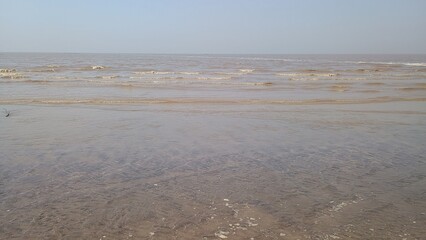 beach in the morning
