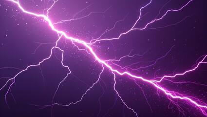 Abstract violet and magenta lightning sparks effects
