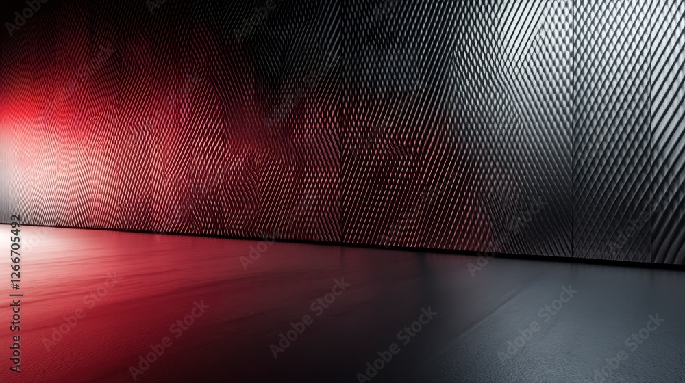Poster abstract wall with textured pattern and gradient lighting effect