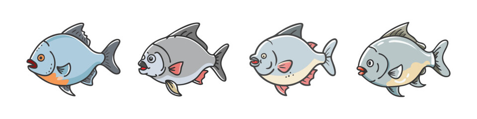pacu icon, pacu vector illustration-simple illustration of pacu, perfect for pacu logos and icons