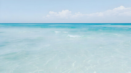 Obraz premium Ocean Breeze – A mix of pale turquoise and sky blue, evoking the fresh sea air.