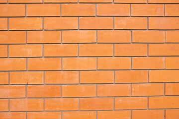 Orange brickwall as a texture
